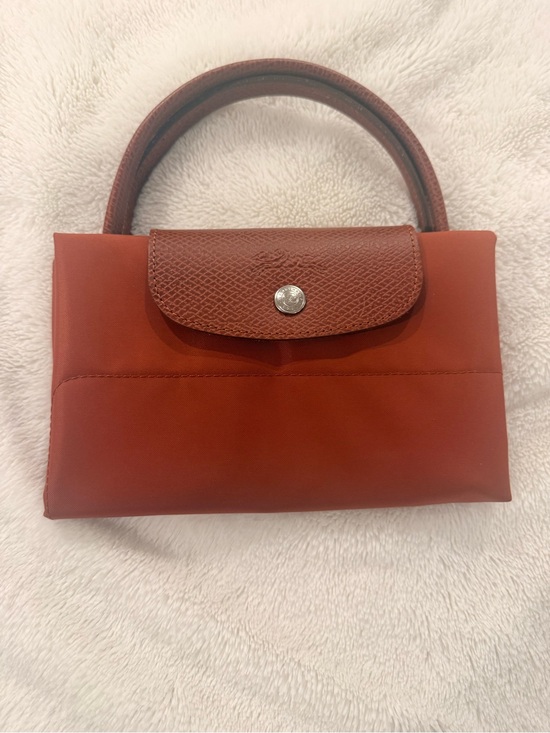 Longchamp Handbags - Longchamp Replay Medium Top-Handle Bag in Rust NWOT